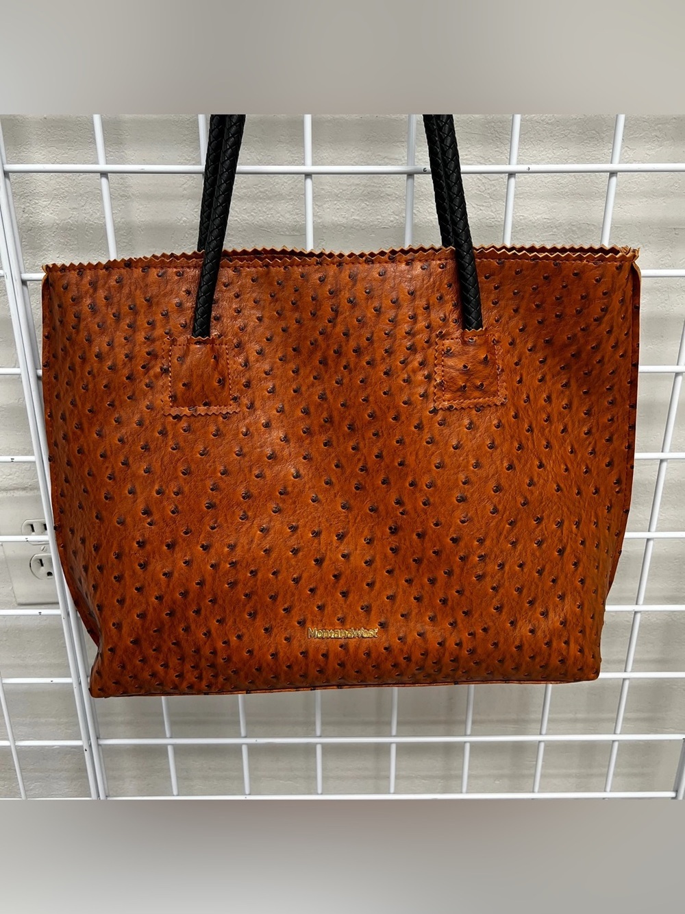 Montana West Ostrich Tote